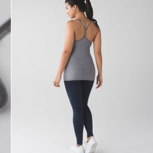 Lululemon Grey Power Y Tank Top 4